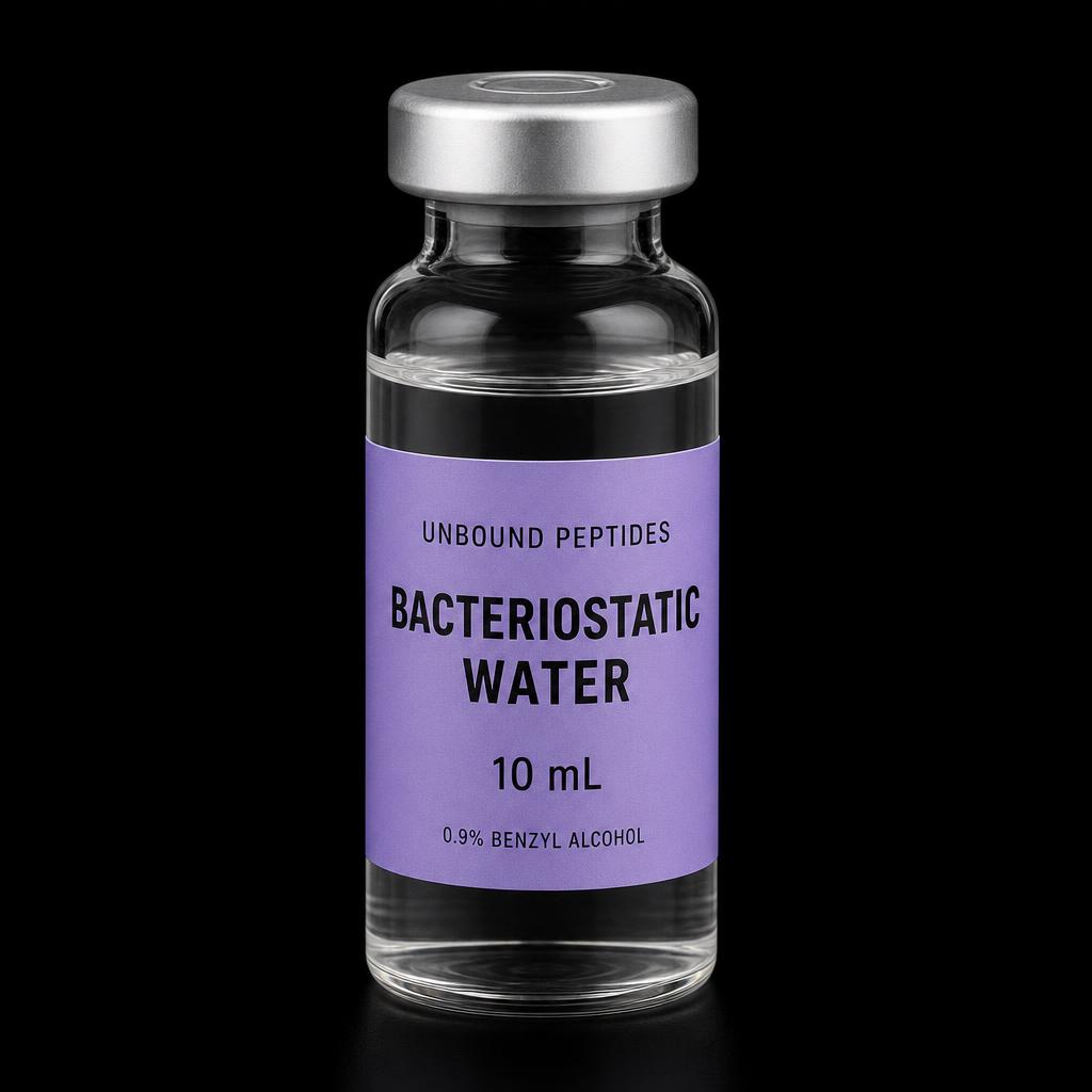 Bacteriostatic Water 10 mL lyophilized peptide vial