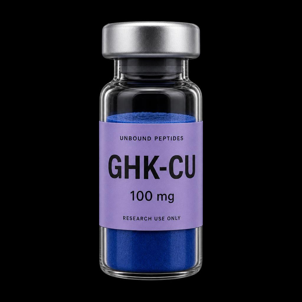 GHK-Cu 100 mg lyophilized peptide vial